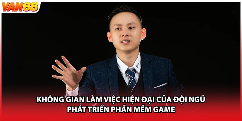 Không gian làm việc hiện đại của đội ngũ phát triển phần mềm game